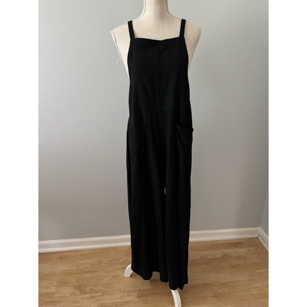 NEW Easel Women’s‎ Black Wide leg Jumpsuit Jumper Romper Overall Size Small